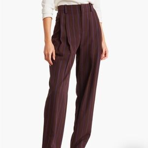 Vince Wide Leg Pleated Trousers